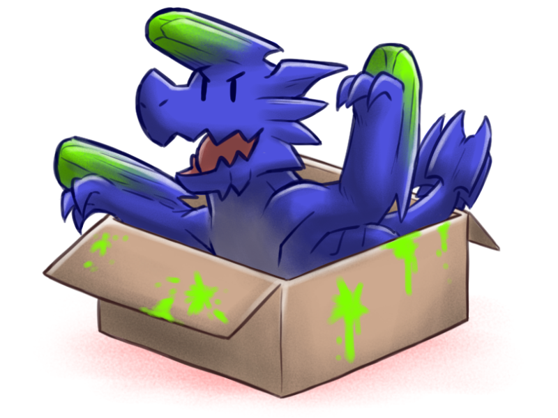 ambiguous_gender box container feral horn in_box in_container scales simple_background slime solo tail canes-cm capcom european_mythology if_it_fits_i_sits_(meme) monster_hunter mythology brachydios brute_wyvern dragon mythological_creature mythological_scalie reptile scalie western_dragon wyvern 4:3 meme