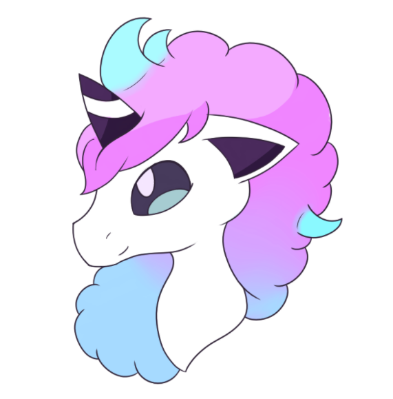 ambiguous_gender black_eyes blue_mane feral fluffy_mane horn mane multicolored_mane pink_mane simple_background solo two_tone_mane white_background white_body malegardevoir mythology nintendo pokemon equid equine galarian_form galarian_ponyta generation_8_pokemon mammal mythological_creature mythological_equine pokemon_(species) regional_form_(pokemon) unicorn 2022 bust_portrait portrait