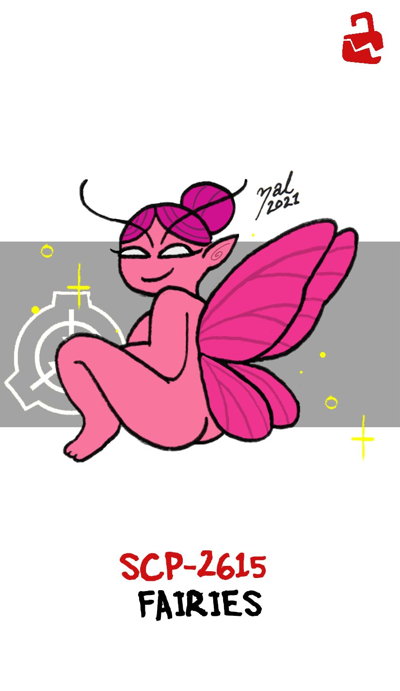 3_toes biped black_text breasts broken_lock_symbol butt closed_smile empty_eyes eyebrows eyelashes fairy_dust feet female hair hair_bun humanoid_pointy_ears insect_wings lock_symbol logo long_eyebrows mouth_closed nude nude_female nude_humanoid pink_body pink_hair pink_skin pink_wings pointy_ears red_lock_symbol red_text simple_background sitting smile solo text toes white_background white_eyes wings zal-cryptid scp_foundation fairy humanoid mammal scp-2615-j winged_humanoid 2021 artist_name colored dated digital_drawing_(artwork) digital_media_(artwork) english_text hi_res signature species_name