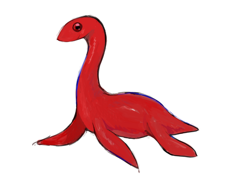 ambiguous_gender feral fin glistening glistening_body glistening_eyes long_neck red_body red_eyes simple_background smile solo tail transparent_background yogurt200 heartlovepowertemple rabbitmaiden_softworks dinosaur marine prehistoric_species reptile scalie 4:3 alpha_channel official_art