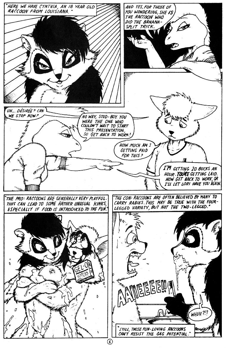 anthro dialogue female group interspecies male simple_background text white_background james_m_hardiman ups_and_downs cynthia_(jmh) desiree_(jmh) tom_(jmh) domestic_cat felid feline felis lizard mammal procyonid raccoon reptile scalie black_and_white comic english_text monochrome pen_(artwork) traditional_media_(artwork)