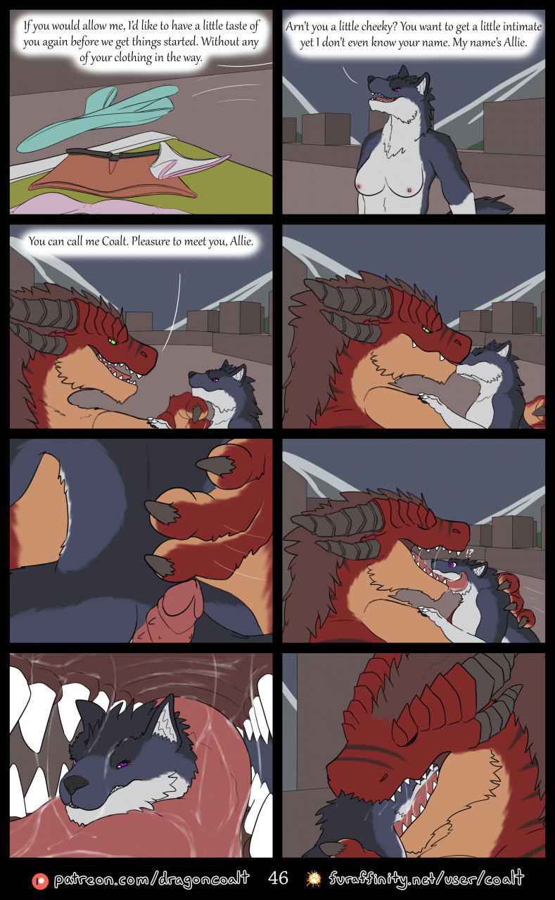 E621 furry x scalie vore
