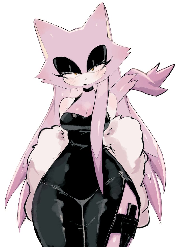 alternate_breast_size alternate_costume alternate_form alternative_fashion anthro big_ears biped black_clothing black_eyeshadow black_nose breasts choker cleavage clothed clothed_anthro clothed_female clothing dipstick_tail evening_gown eyelashes eyeshadow female female_anthro fully_clothed_anthro fully_clothed_female fur_coat goth hair jewelry knife knife_sheath leg_strap long_eyelashes long_hair makeup markings mouth_closed necklace pear-shaped_figure simple_background small_nose solo tail tail_markings white_background wide_hips yellow_eyes usa37107692 sega sonic_the_hedgehog_(series) blaze_the_cat goth_blaze_(usa37107692) domestic_cat felid feline felis mammal 2023 portrait three-quarter_portrait