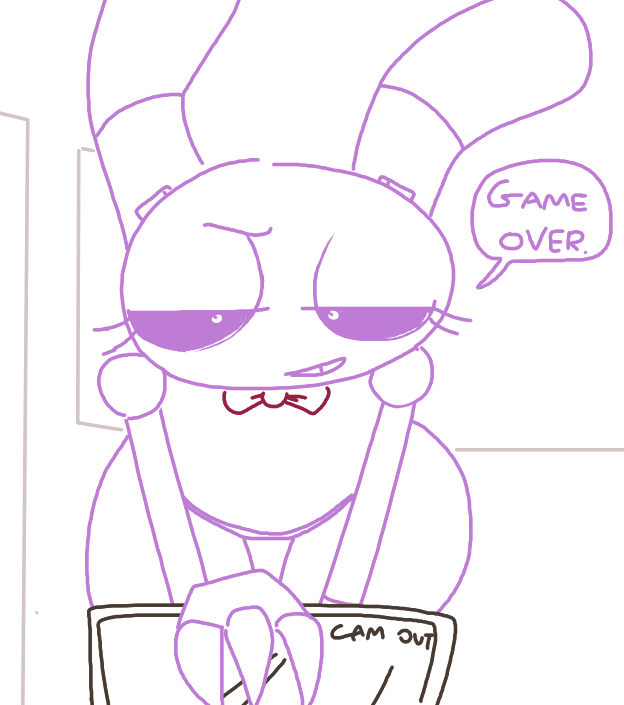 anthro crossgender dialogue female looking_at_viewer machine mtf_crossgender smile solo suggestive text wide_hips the_weaver five_nights_at_freddy's scottgames bonnie_(fnaf) weaver_bonnie animatronic lagomorph leporid mammal rabbit robot 2014 english_text widescreen