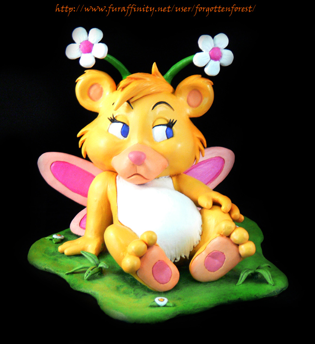 ambiguous_gender antennae_(anatomy) anthro fur insect_wings sculpture solo statue wings yellow_body yellow_fur forgottenforest disney the_wuzzles butterbear_(the_wuzzles) arthropod bear butterfly hybrid insect lepidopteran mammal wuzzle