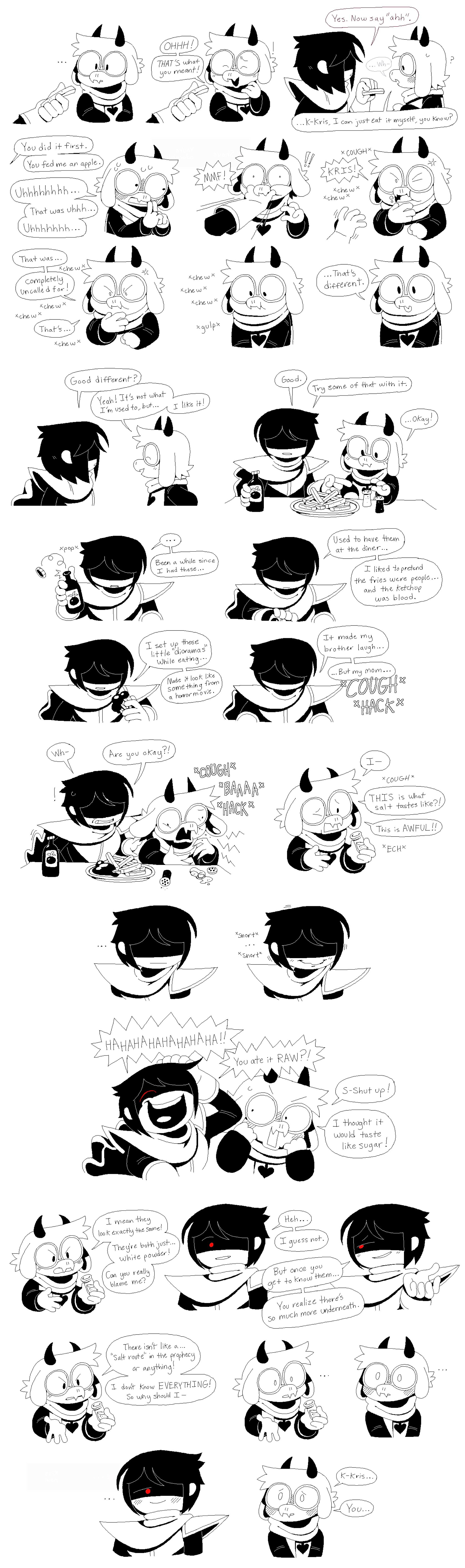 Art by honkadoi featuring the character Ralsei from Deltarune