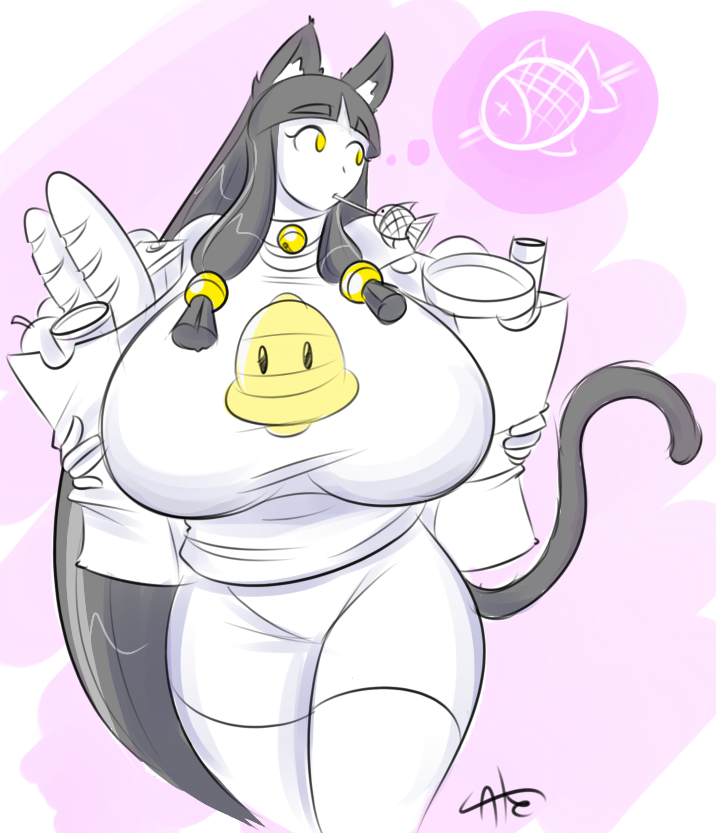 big_breasts bottomwear breasts casual_clothing clothing female groceries huge_breasts shirt shorts solo topwear theycallhimcake kane animal_humanoid cat_humanoid domestic_cat felid felid_humanoid feline feline_humanoid felis humanoid mammal mammal_humanoid 2014