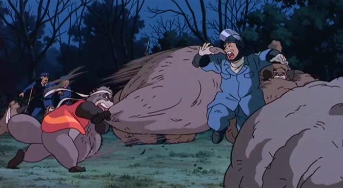 anthro balls big_balls bottomless clothed clothing detailed_background fuck_the_police fur genitals grey_body grey_fur group huge_balls hyper hyper_balls hyper_genitalia male night ouch police police_uniform red_clothing screencap topwear uniform vest what unknown_artist ghibli pom_poko gonta_takagamori canid canine human mammal raccoon_dog tanuki grandfathered_content official_art