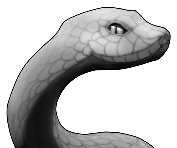 ambiguous_gender feral pupils scales simple_background slit_pupils solo transparent_background acru_jovian reptile scalie snake 6:5 alpha_channel bust_portrait digital_media_(artwork) greyscale monochrome portrait