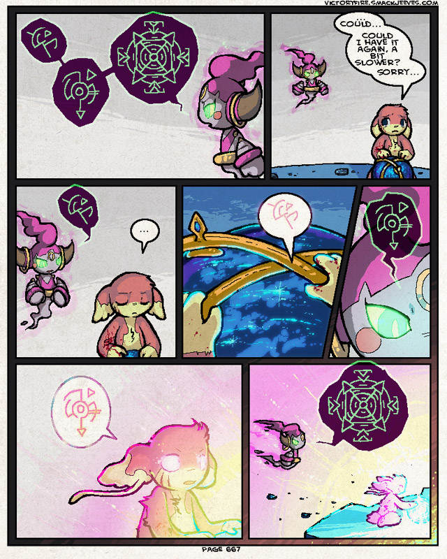 blood bodily_fluids crying dialogue duo female fur glowing multicolored_body multicolored_fur outside pink_body pink_fur simple_background sky speech_bubble tears text sulfurbunny_(artist) nintendo pokemon pokemon_mystery_dungeon pokemon_victory_fire spike_chunsoft jen_(vf) audino generation_5_pokemon generation_6_pokemon genie hoopa hoopa_(confined) lagomorph legendary_pokemon mammal pokemon_(species) 4:5 comic digital_media_(artwork) english_text microsoft_paint_(artwork) pictographics