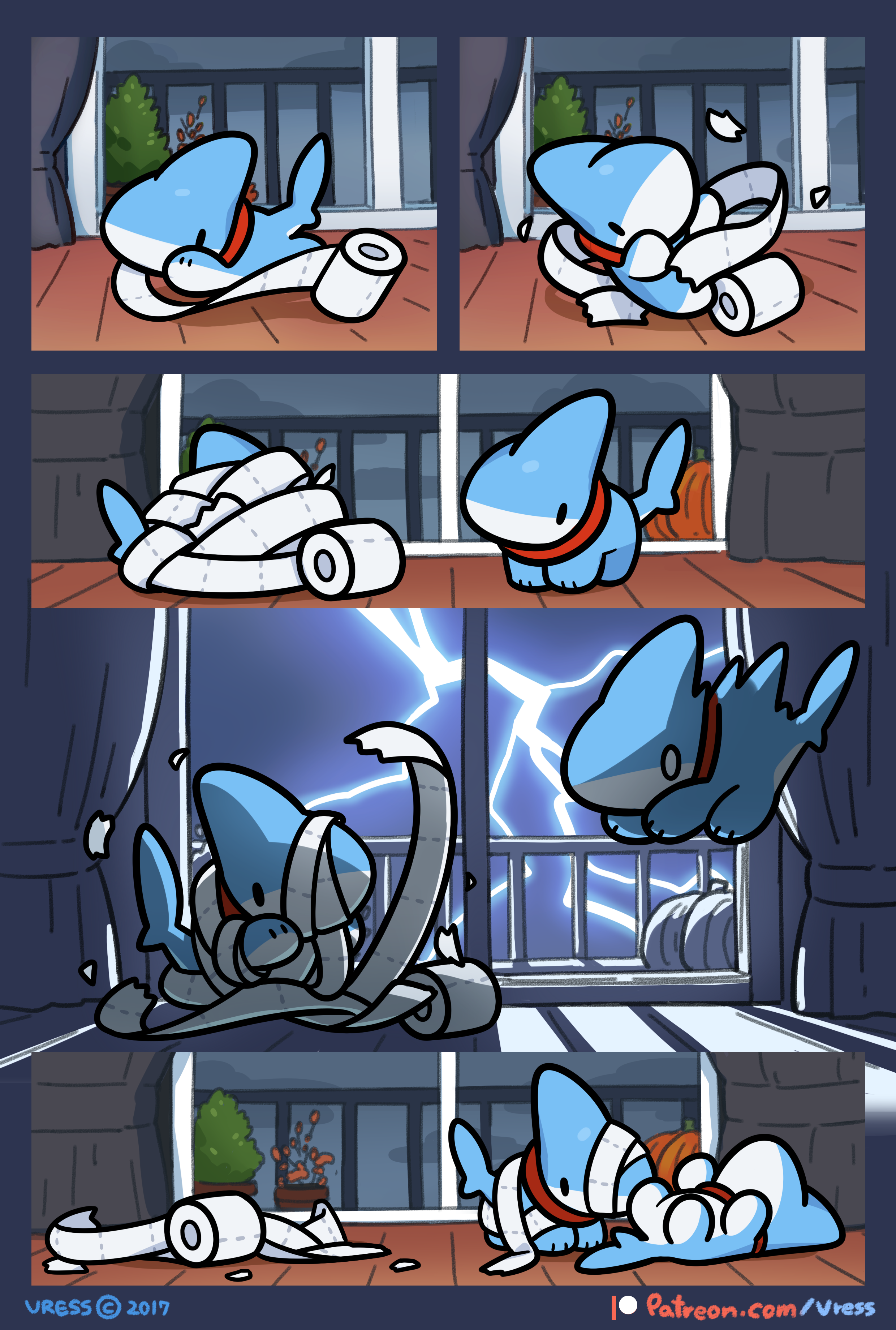 Puppy shark comic
