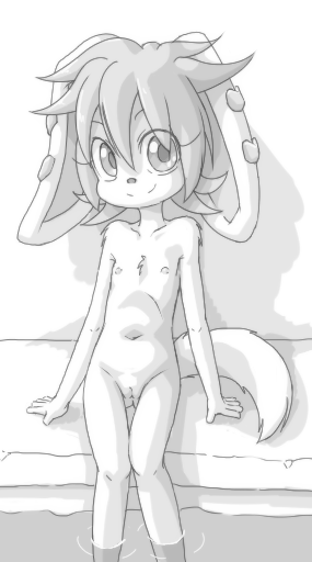 anthro female flat_chested fur genitals hair navel nipples nude partially_submerged pussy solo young young_anthro sakuramoto freedom_planet galaxytrail milla_basset basset_hound canid canine canis domestic_dog hunting_dog mammal scent_hound 2017 monochrome