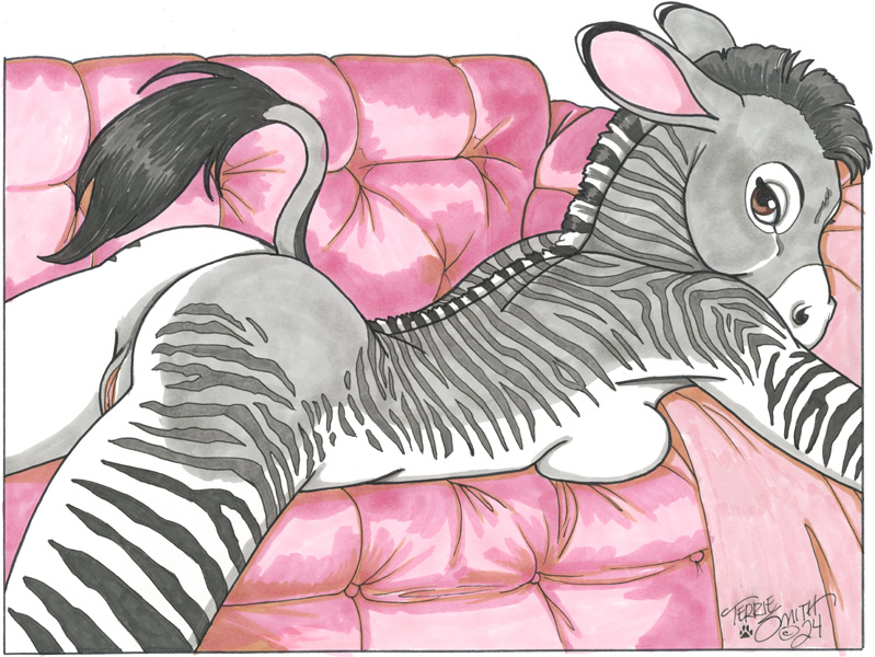 anthro back_mane bedroom_eyes black_eyebrows black_hair black_mane black_stripes black_tail_tuft black_tuft breast_squish breasts brown_eyes butt dipstick_ears ear_markings eyebrows female female_anthro furniture genitals glistening glistening_eyes grey_body grey_hair grey_mane grey_stripes hair humanoid_genitalia humanoid_pussy looking_at_viewer lying lying_on_sofa mane multicolored_body multicolored_ears multicolored_hair multicolored_mane narrowed_eyes nude nude_anthro nude_female on_front on_sofa pink_inner_ear pink_pussy pose pupils pussy raised_tail seductive sofa solo squish stripes tail tail_tuft tuft white_body white_ear_tips white_hair white_mane white_sclera terrie_smith asinus donkey equid equine hybrid mammal zebra zebroid zonkey 2024 dated pinup portrait signature