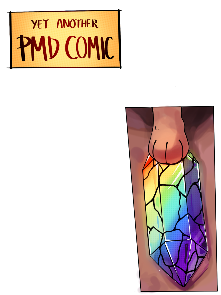 ambiguous_gender brown_body cracks crystal feral multicolored_crystal paws shadow solo text flavia-elric nintendo pokemon pokemon_mystery_dungeon spike_chunsoft lux_(yapc) eevee generation_1_pokemon pokemon_(species) 2021 colored digital_media_(artwork) english_text