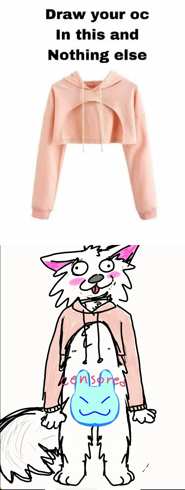 censored_by_face clothing hoodie male scribbles solo text topwear twitter_hoodie <vampirefuuucker> meme_clothing scribbles_(character) whitewolf canid canine mammal censored compression_artifacts english_text hi_res meme