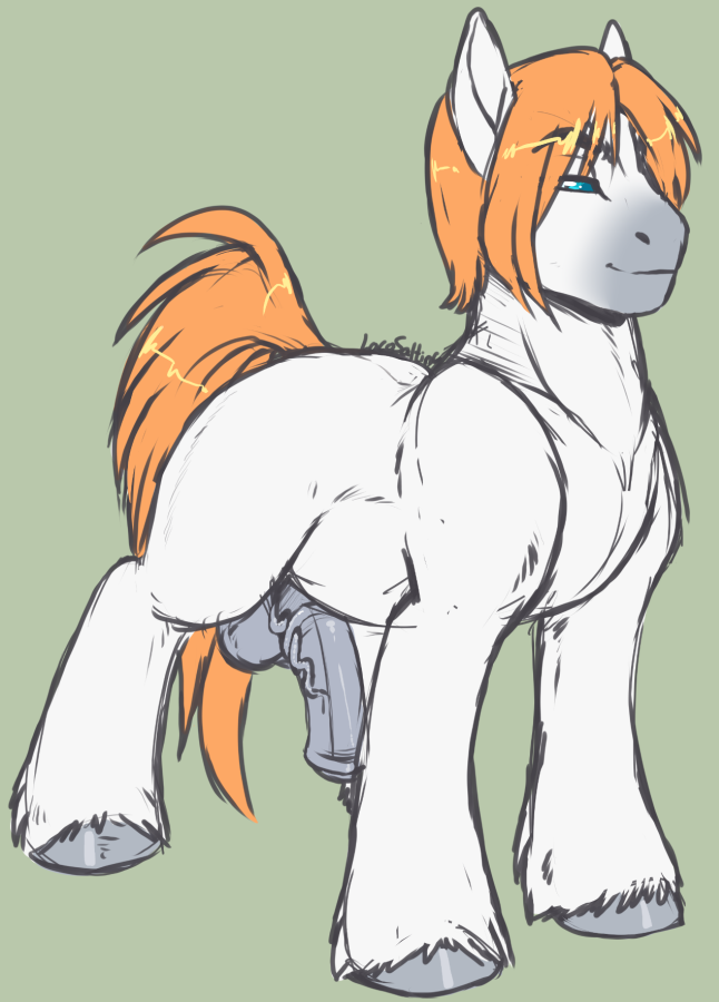 anatomically_correct anatomically_correct_genitalia anatomically_correct_penis animal_genitalia animal_penis balls blue_eyes equine_genitalia equine_penis erection eyebrows feral fur genitals grey_balls grey_hooves grey_penis hair hooves male medial_ring orange_hair orange_tail penis quadruped short_hair side_view simple_background snout solo tail vein veiny_penis white_body white_fur locosaltinc hasbro my_little_pony fan_character lancelot_(melchior) earth_pony equid equine horse mammal pony 2017 digital_media_(artwork) signature