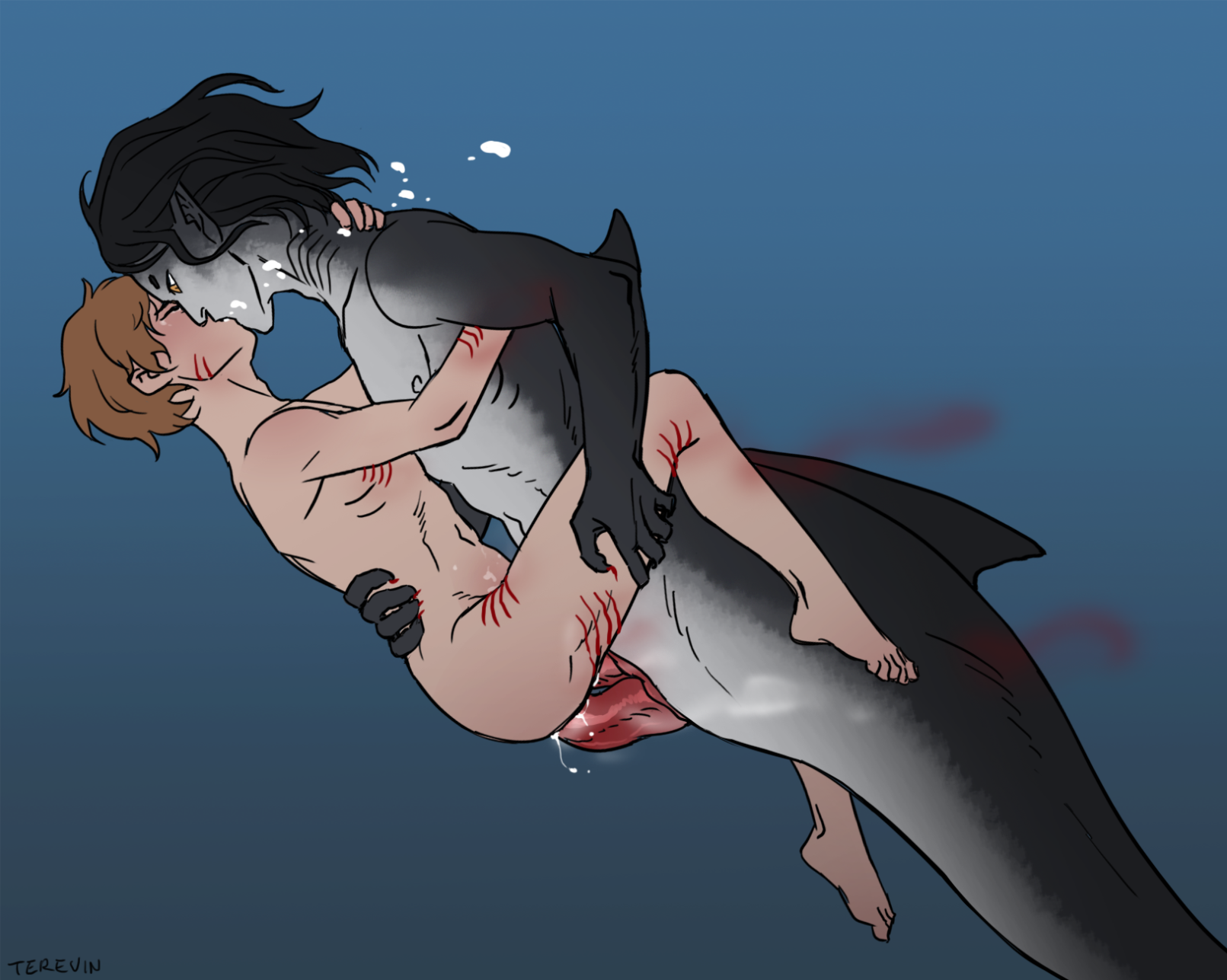 cuntboy dripping wet after intercourse