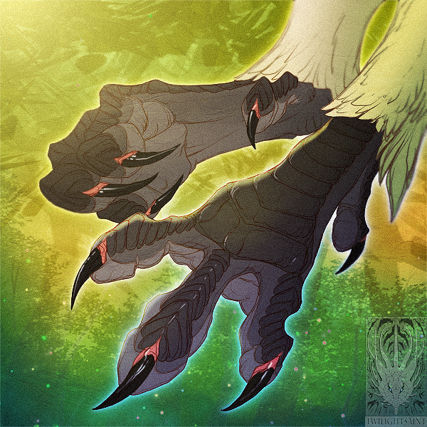 anthro claws close-up feet foot_focus foot_shot male saint solo talons toes twilight twilightsaint mythology avian bird gryphon mythological_avian mythological_creature 1:1 colored icon