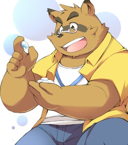 anthro biped black_nose bottomwear brown_body clothing eyewear glasses humanoid_hands kemono male pants shirt slightly_chubby solo topwear ayame42612 morenatsu kounosuke_(morenatsu) canid canine mammal raccoon_dog tanuki 2014 low_res unavailable_at_source