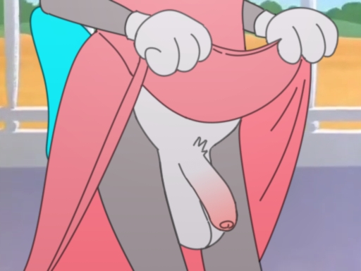 anthro balls close-up clothed clothing clothing_lift crossdressing dress dress_lift femboy flaccid foreskin fur genital_focus genitals grey_body grey_fur humanoid_genitalia humanoid_penis male penis penis_focus pink_clothing pink_dress solo white_body white_fur wtperv looney_tunes warner_brothers bugs_bunny hare lagomorph leporid mammal rabbit 2023 4:3 colored digital_media_(artwork)