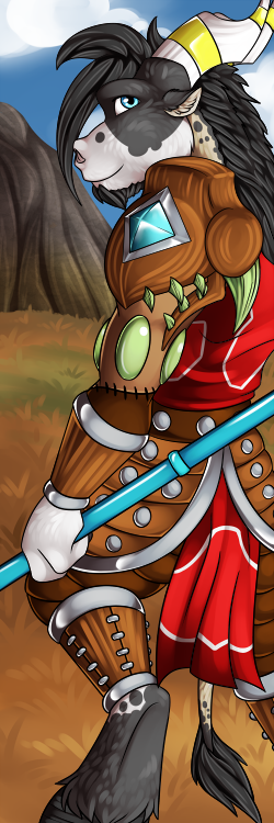 anthro armor bookmark_design butt butt_pose detailed_background druid fur hair hooves horde horn looking_at_viewer magic_user male pose solo staff tribal_spellcaster amocin blizzard_entertainment druids_the_comic warcraft serid_(amocin) bovid bovine mammal tauren 1:3 2016 digital_media_(artwork)