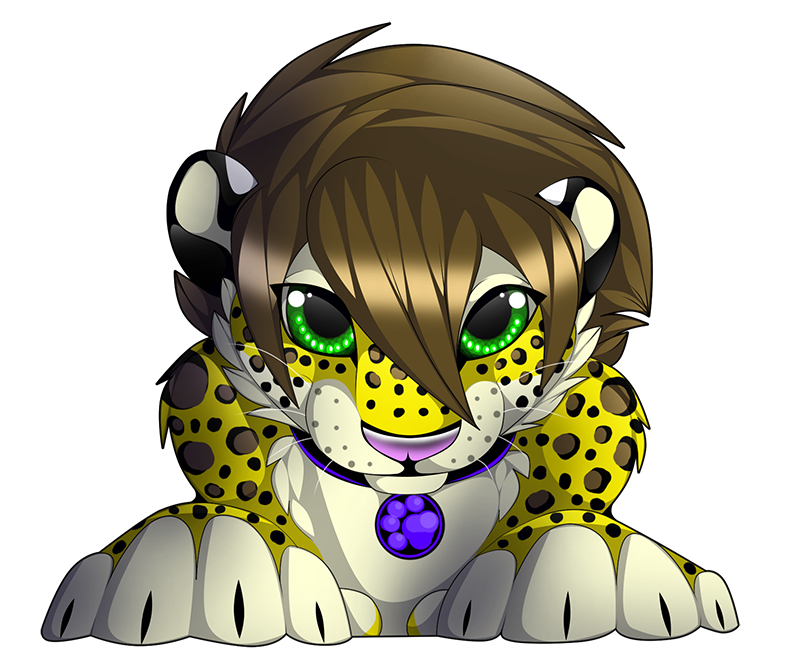 anthro brown_hair collar fur green_eyes hair leopard_spots looking_at_viewer male simple_background smile solo spots transparent_background gard3r yellow_(character) felid leopard mammal pantherine alpha_channel