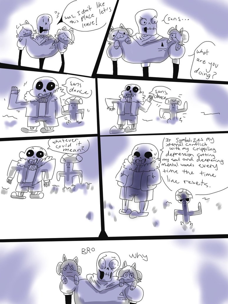 bone clothed clothing coat dancing dialogue fungus group jacket sad skeleton text topwear wide_eyed marytan undertale undertale_(series) papyrus_(undertale) ragel_(undertale) sans_(undertale) temmie_(undertale) animated_skeleton elemental_creature felid fungi_fauna mammal tem undead 3:4 comic english_text