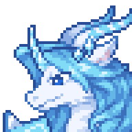 ambiguous_form ambiguous_gender blue_eyes blue_hair hair horn solo mythology qinghan dragon mythological_creature mythological_scalie scalie animated digital_media_(artwork) low_res pixel_(artwork) thumbnail female_(lore)