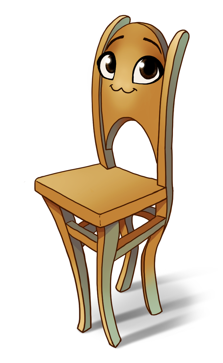 :3 black_eyebrows brown_body brown_eyes chair eyebrows eyelashes female furniture not_furry quadruped simple_background smile solo standing transparent_background wood wood_chair wood_furniture leda456 chair_(leda456) animate_inanimate living_furniture 2016 alpha_channel colored digital_drawing_(artwork) digital_media_(artwork) shaded