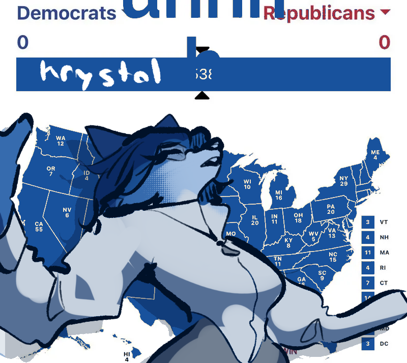 anthro breasts eyewear female glasses map politics solo talisman united_states_of_america amber-calliope jeb_bush_flawless_victory nintendo star_fox krystal_(star_fox) canid canine fox mammal