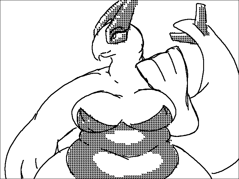 anthro anthrofied belly_rolls big_breasts black_border black_line_art border breasts closed_smile clothed clothing dithering eyebrows eyelashes female fingers front_view happy leotard mouth_closed overweight overweight_anthro overweight_female smile solo tail wide_hips bee-unit nintendo pokemon generation_2_pokemon legendary_pokemon lugia pokemon_(species) 2023 4:3 aliasing binary_drawing black_and_white digital_drawing_(artwork) digital_media_(artwork) half-length_portrait monochrome portrait sketch