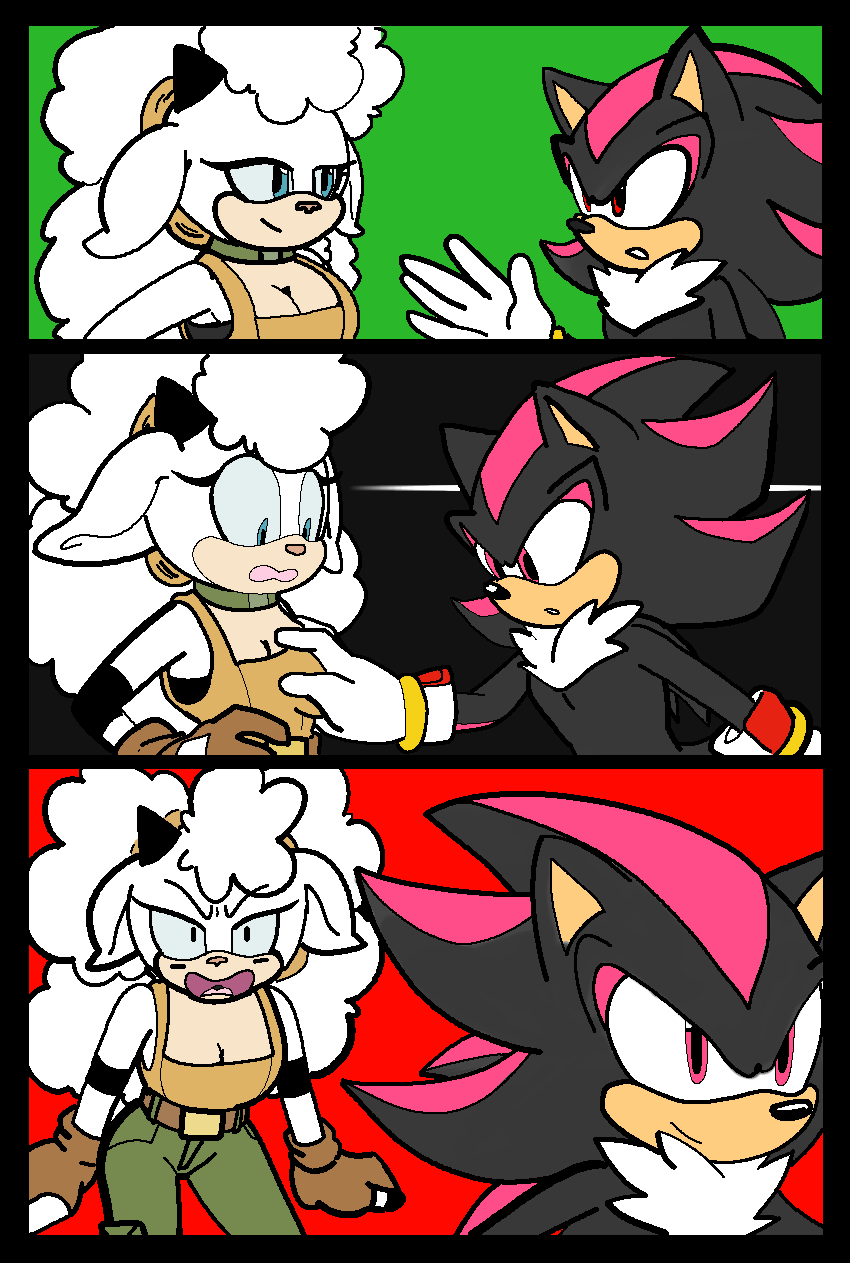 anthro big_breasts breast_grab breasts cleavage clothed clothing duo dwnn female hand_on_breast male stolen_art unknown_artist idw_publishing sega sonic_the_hedgehog_(comics) sonic_the_hedgehog_(idw) sonic_the_hedgehog_(series) lanolin_the_sheep_(sonic) shadow_the_hedgehog bovid caprine eulipotyphlan hedgehog mammal sheep hi_res traced