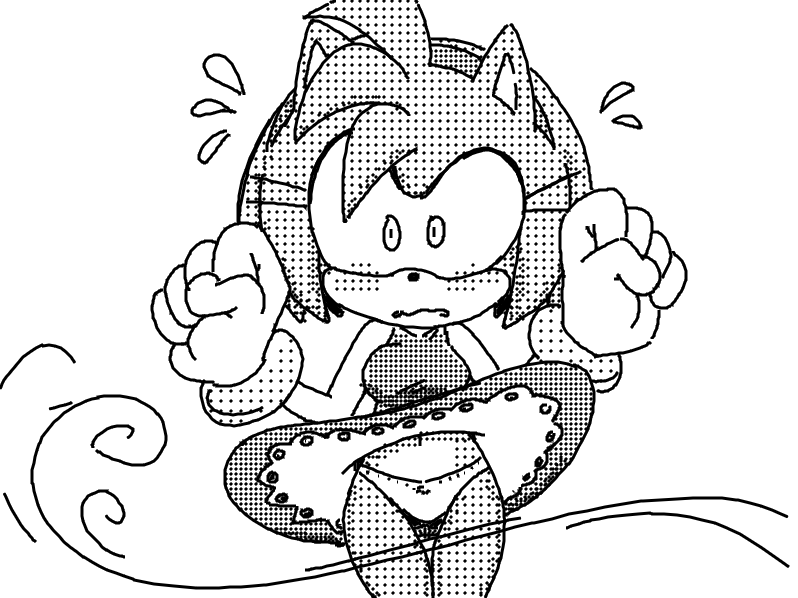 accident accidental_exposure anthro bodily_fluids clothed clothing clothing_lift dress dress_lift embarrassed female gloves handwear panties panty_shot solo sweat sweatdrop thigh_gap thin_thighs underwear wardrobe_malfunction wind wind_lift mario-grant sega sonic_the_hedgehog_(series) amy_rose eulipotyphlan hedgehog mammal 2022 dithering greyscale monochrome