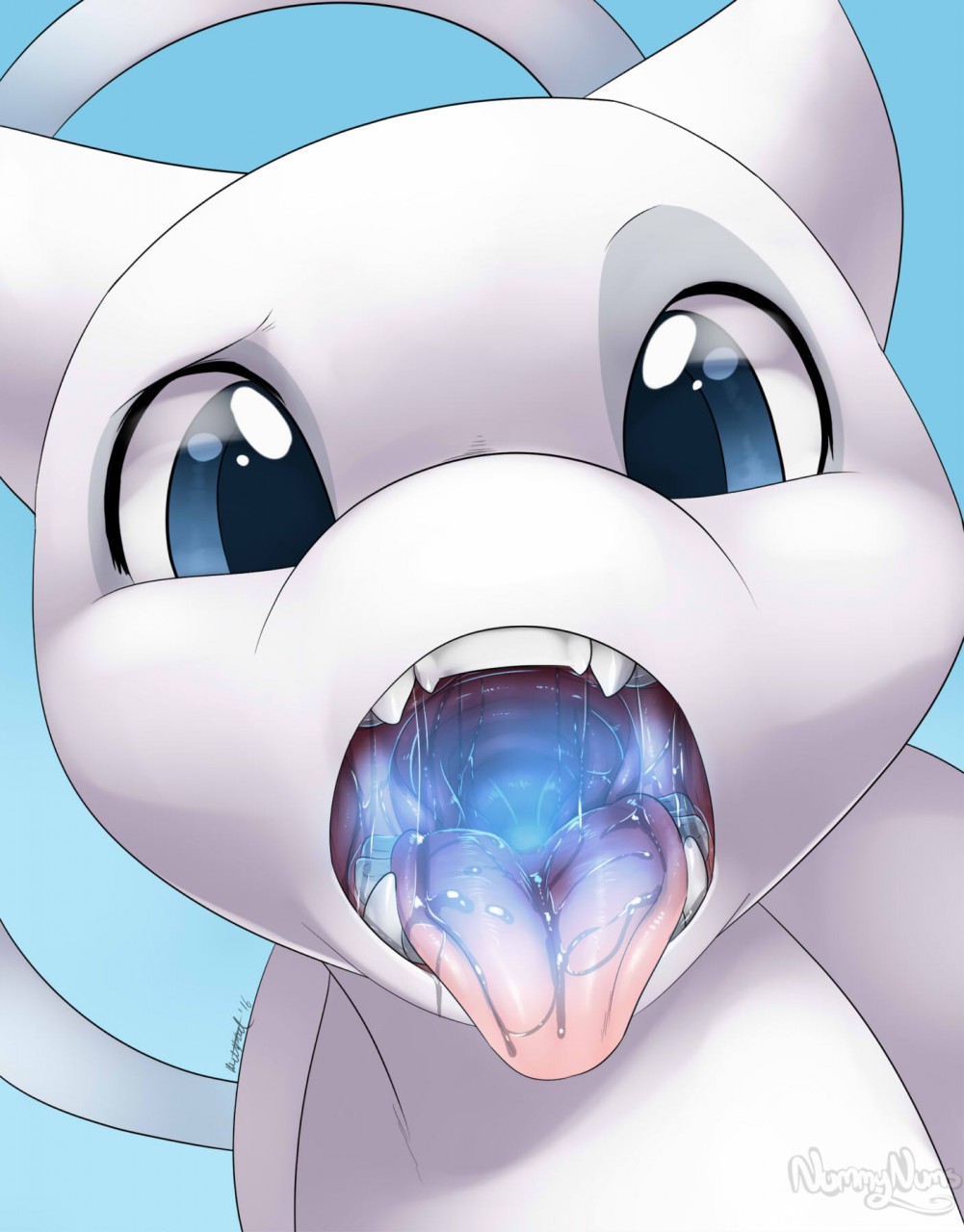 Her huge ass barely above the water