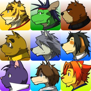 anthro group male sprite samoji morenatsu juuichi_mikazuki kounosuke_(morenatsu) kouya_(morenatsu) kyouji_(morenatsu) shin_(morenatsu) shun_(morenatsu) soutarou_(morenatsu) tatsuki_(morenatsu) torahiko_(morenatsu) low_res