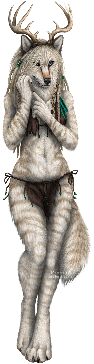 4_toes 5_fingers anthro biped black_nose blue_eyes braided_hair detailed_fur digitigrade feet female fingers fur hair simple_background solo standing toes transparent_background tribal whiskers white_body white_fur wide_hips sidonie canid canine canis domestic_dog mammal closed_(disambiguation) alpha_channel detailed hi_res