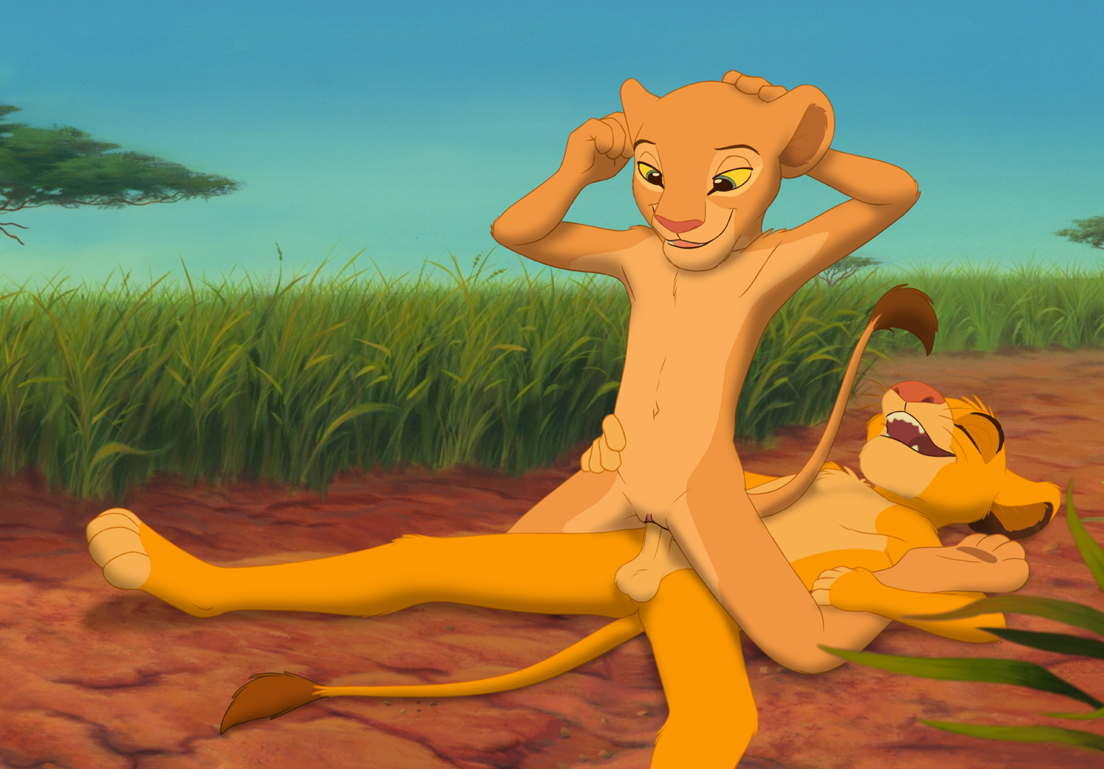 The lion king nude