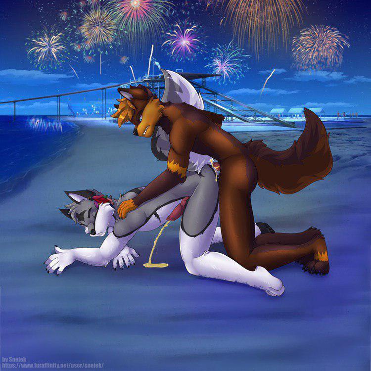 all_fours anal anal_penetration anthro anthro_on_anthro anthro_penetrated anthro_penetrating anthro_penetrating_anthro beach black_body black_fur bodily_fluids brown_body brown_fur doggystyle duo_focus erection eyes_closed fireworks from_behind_position fur genital_fluids genitals grey_body grey_fur group knot male male/male male_penetrated male_penetrating male_penetrating_male multicolored_body multicolored_fur outside peeing peeing_inside penetration penis seaside sex sex_on_the_beach urine urine_in_ass urine_on_ground urine_stream watersports white_body white_fur snejek acivev canid canine canis domestic_dog husky mammal nordic_sled_dog spitz wolf 1:1