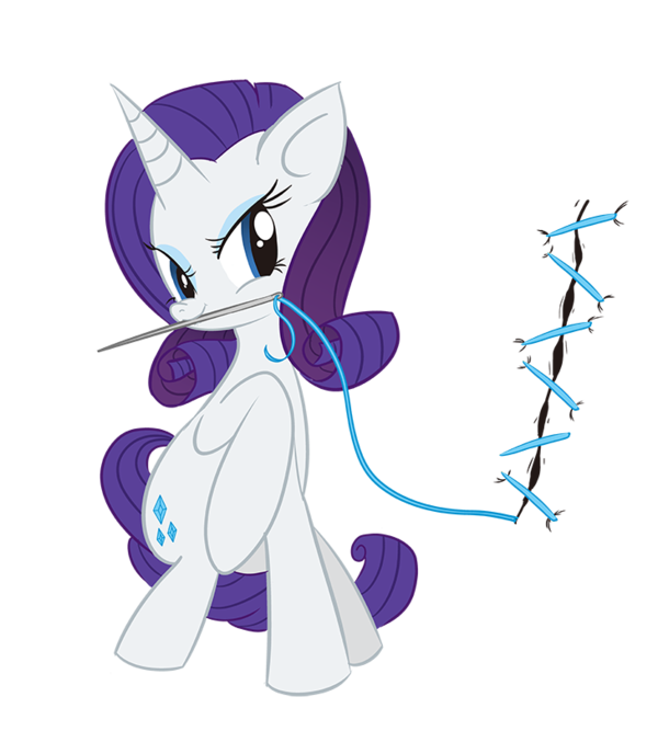 blue_eyes blue_eyeshadow bodily_fluids cutie_mark eyeshadow female feral fur hair horn long_hair looking_back makeup purple_hair simple_background smile solo tears thread transparent_background white_body white_fur xkappax friendship_is_magic hasbro my_little_pony mythology rarity_(mlp) equid equine mammal mythological_creature mythological_equine unicorn alpha_channel