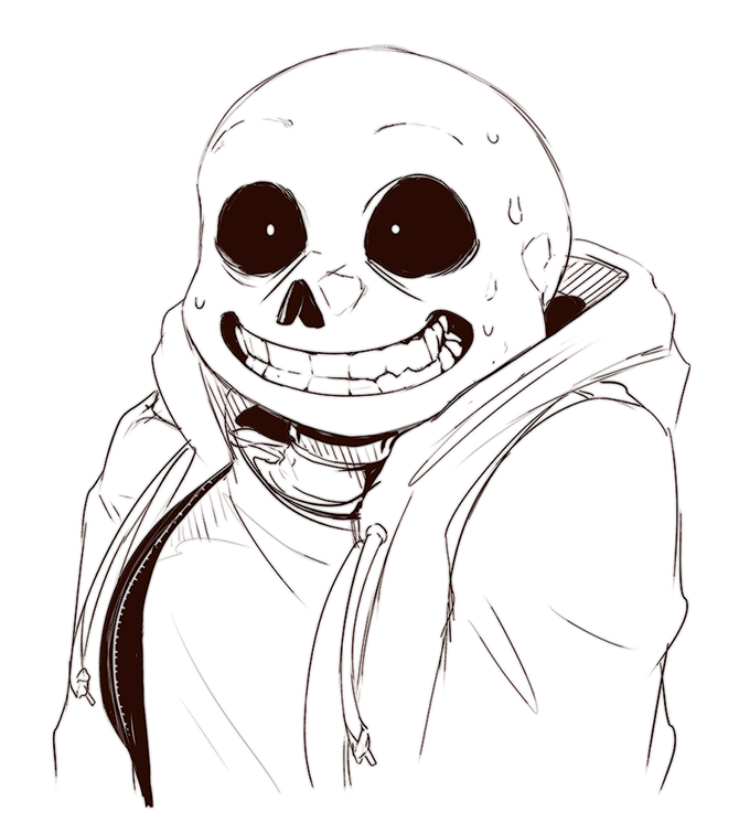 anterior_nasal_aperture bodily_fluids bone clothed clothing forced_smile jacket male nervous not_furry simple_background skeleton skull smile solo sweat sweater teeth topwear white_background jazzycat undertale undertale_(series) sans_(undertale) animated_skeleton humanoid undead digital_media_(artwork) monochrome reaction_image