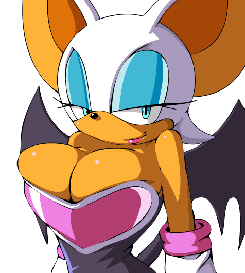 anthro bat_wings big_breasts breasts cleavage clothed clothing female huge_breasts membrane_(anatomy) membranous_wings solo wings apostle sega sonic_the_hedgehog_(series) rouge_the_bat bat mammal