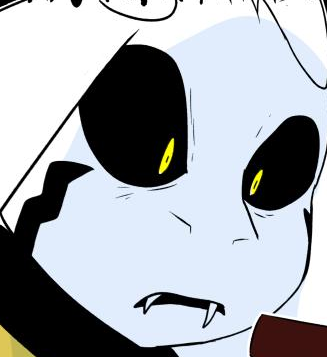 anthro black_sclera close-up clothing fangs fur long_ears male solo teeth white_body white_fur fatz_geronimo undertale undertale_(series) asriel_dreemurr_(god_form) boss_monster_(undertale) bovid caprine mammal 2015 low_res reaction_image