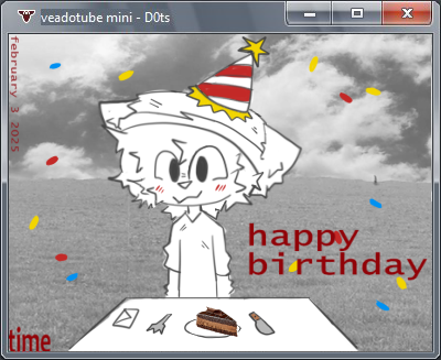 2000s_theme ambiguous_gender anthro beanie big_head birthday_cake black_eyes black_line_art black_text_outline cake chibi clothing cloud confetti cutlery date dessert detailed_background dish drawing_tablet dreamcore ear_tuft facial_tuft food fork fur furniture grass grey_background grey_sky hair happy_birthday hat head_tuft headgear headwear kitchen_utensils knife letter logo monotone_background party_hat plant red_text screencap self_insert shirt silly silly_face simple_background sky solo stock_image t-shirt table text tools toony topwear tuft tufted_fur white_beanie white_body white_clothing white_cloud white_clouds white_fur white_hat white_headwear white_nose white_table white_text window_(computing) wolf_ear wolf_ears dotx microsoft microsoft_windows pngtuber vtuber windows_7 thanel canid canine canis mammal wolf digital_drawing_(artwork) digital_media_(artwork) english_text half-length_portrait line_art low_res paint_tool_sai_(artwork) portrait