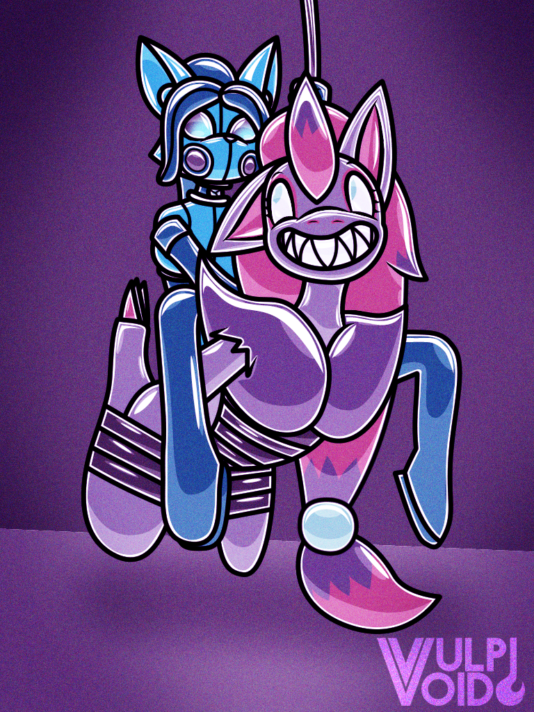 bdsm bondage bound clothing dominatrix gas_mask latex latex_clothing latex_skinsuit mask skinsuit suit swing tight_clothing vulpivoid nintendo pokemon heather_sinclair plastic_mouth canid canine fox generation_5_pokemon mammal pokemon_(species) zoroark 2024 3:4 digital_drawing_(artwork) digital_media_(artwork)