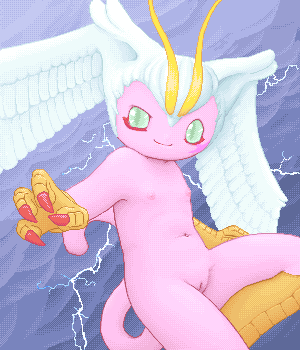 anthro feathers feet female flat_chested fusion genitals nude pussy solo talons toes wings wings_on_head wool_(artist) 2channel devilman_(series) shii_(2channel) sirène_(devilman) 2channel_ascii_art_character avian demon domestic_cat felid feline felis mammal low_res