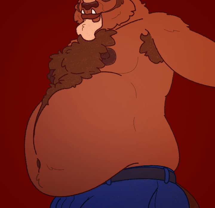 anthro armpit_hair belt big_nipples body_hair bouncing_belly bulge chest_hair clothed clothing dress_pants facial_hair fluffy fluffy_chest goatee hairy male male_anthro navel nipples overweight overweight_anthro overweight_male pants_only solo teeth topless topless_anthro topless_male olivepup_00 beauty_and_the_beast disney beast_(disney) ape bear buffalo canid canine canis chimera felid gorilla haplorhine hybrid lion mammal pantherine primate suid suine sus_(pig) wild_boar wolf animated short_playtime