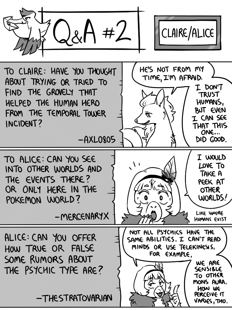 5_fingers accessory ambiguous_gender anthro black_eyes black_text dialogue duo ellipsis exclamation_point eyebrows feral fingers fur hair letter lips lipstick makeup multi_tail nails number open_mouth open_smile pupils question_mark questions_and_answers smile speech_bubble tail text white_pupils white_sclera wings flavia-elric nintendo pokemon claire_(yapc) madam_alice_(yapc) generation_1_pokemon generation_3_pokemon generation_7_pokemon ninetales oranguru pelipper pokemon_(species) 2022 3:4 digital_media_(artwork) english_text monochrome