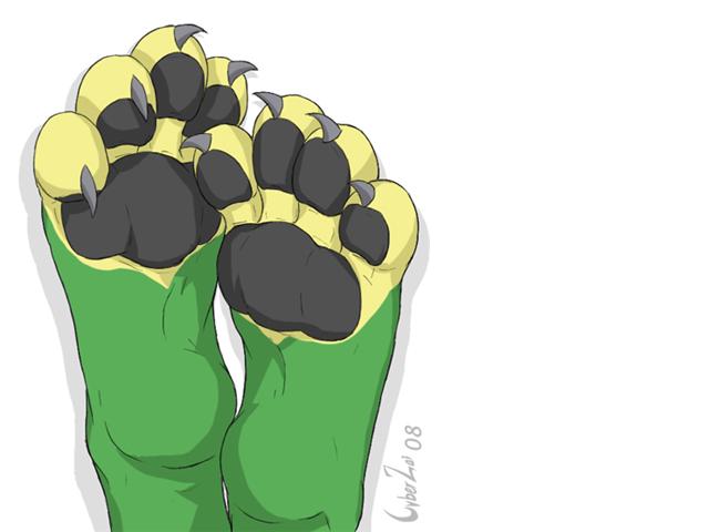 4_toes ambiguous_gender barefoot black_pawpads black_paws claws close-up feet foot_shot hindpaw pawpads paws simple_background solo toe_claws toes white_background spidersnax_(artist) mythology panzardragon dragon mythological_creature mythological_scalie scalie 2008 4:3 dated digital_media_(artwork)