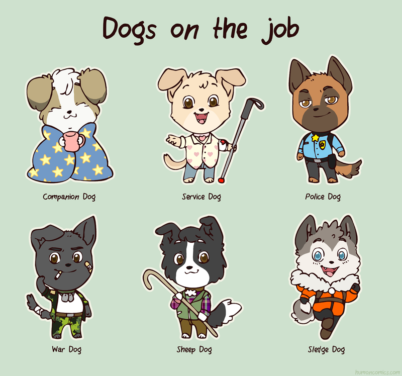 anthro bandage band-aid chibi cigarette clothed clothing eyes_closed group male open_mouth smile text humon bird_dog canid canine canis domestic_dog german_shepherd golden_retriever herding_dog hunting_dog husky mammal nordic_sled_dog pastoral_dog retriever shih_tzu spitz toy_dog english_text