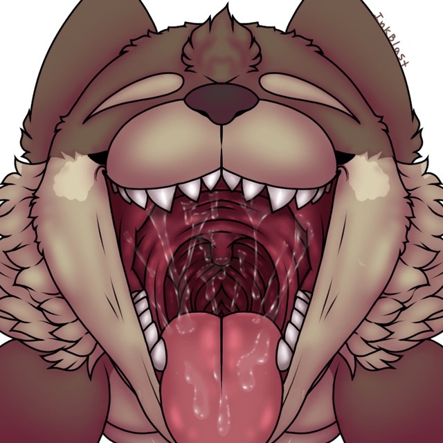 anthro bodily_fluids herm herm_pred imminent_vore intersex intersex_pred looking_into_mouth mouth_shot open_mouth prey_pov saliva solo teeth tongue tongue_out uvula violet_vore isaiah_the_otto mammal mustelid otter 1:1 digital_media_(artwork)